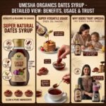 Umesha Organics Dates Syrup 450g - 100% natural sweetener made from pure dates