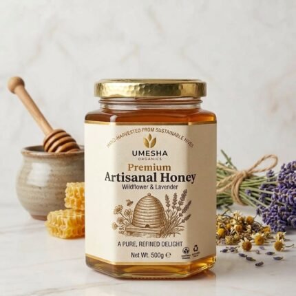 Umesha Organics pure honey jar