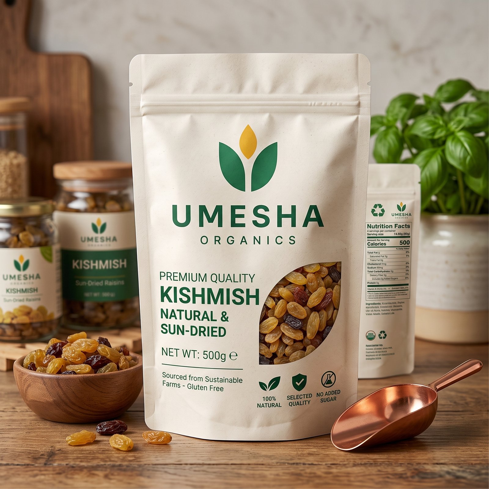 umesha organics premium sun dried kishmish sundar khani natural umesha organics premium sun dried kishmish sundar khani 100% natural pack